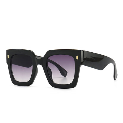 Trendy Large Frame Square Cat Eye Ladies Sunglasses Sunglasses